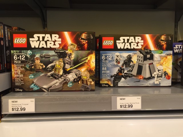 LEGO Force Awakens Battle Packs