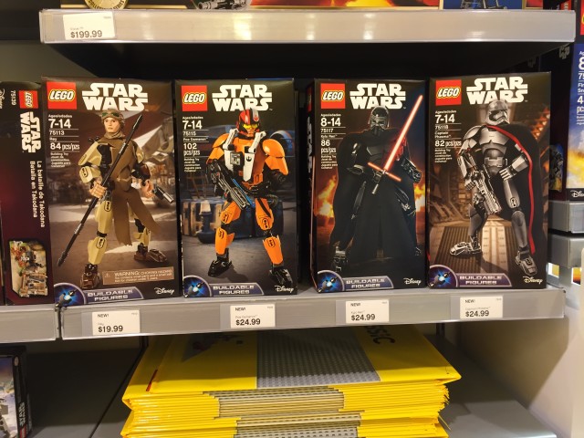 LEGO Force Awakens Buildable Figures Sets Packaged