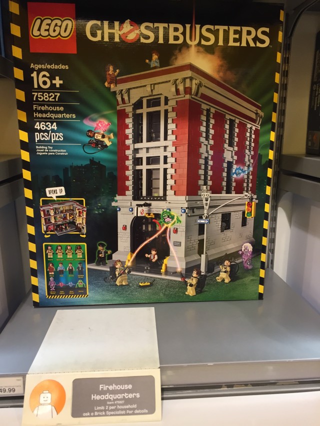 LEGO Ghostbusters Firehouse Set Up for Order