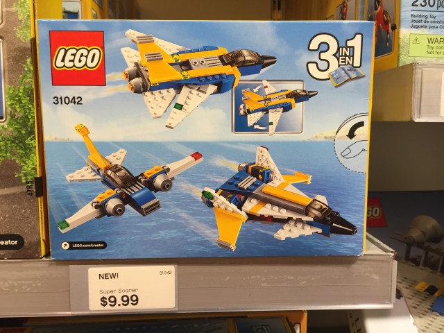 LEGO 2016 Creator Super Soarer Jet Box Back