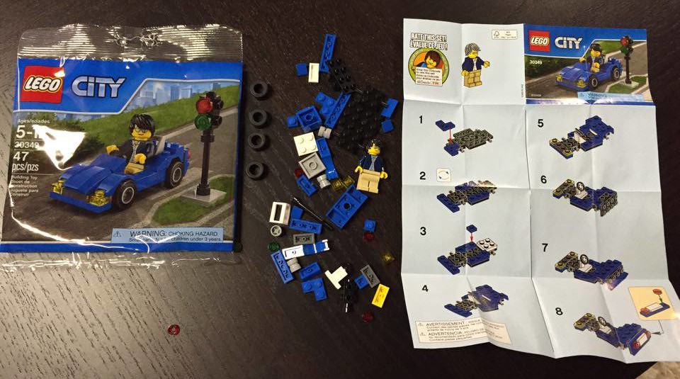 Blue Sports Car Polybag NEW & SEALED Stocking Filler Details about   LEGO City 30349 